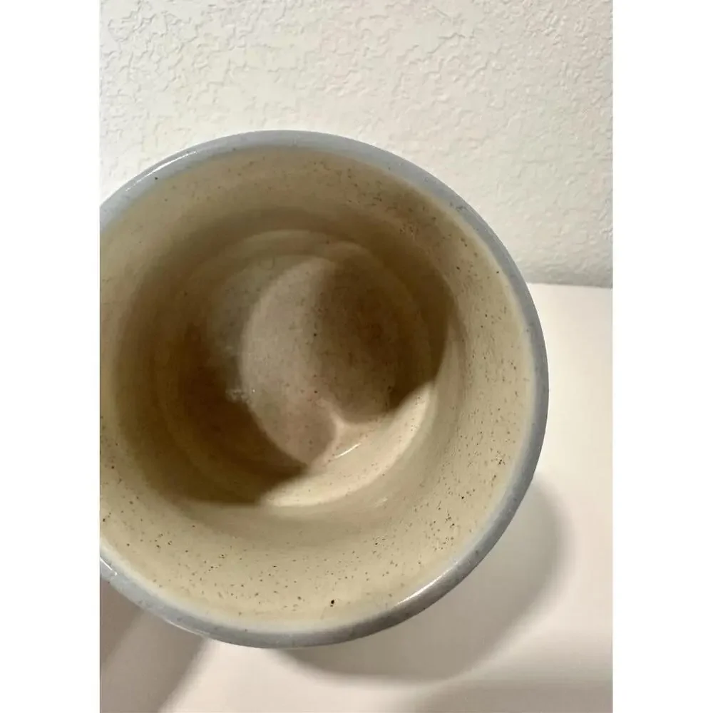 ISC Vintage Tan Speckled Idaho State Souvenir Coffee Mug Elk and Mountains Theme